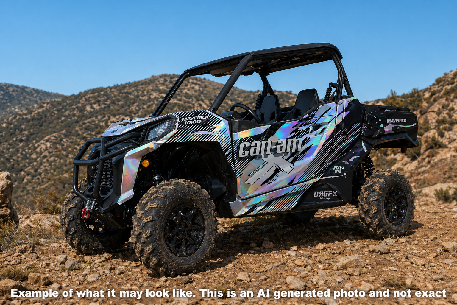 2013-2016 Can Am Maverick 1000 R  OAGFX Racing Graphics Kit  D53-4 Wild