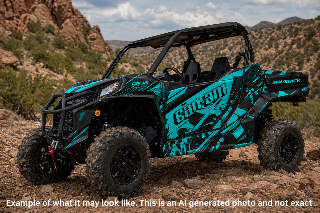 2013-2016 Can Am Maverick 1000 R  OAGFX Racing Graphics Kit  D79-1