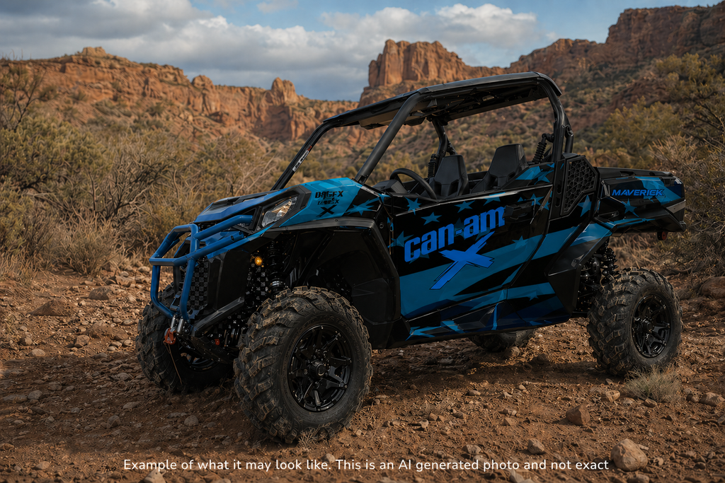 2013-2016 Can Am Maverick 1000 R  OAGFX Racing Graphics Kit  D69-2 USA Flag