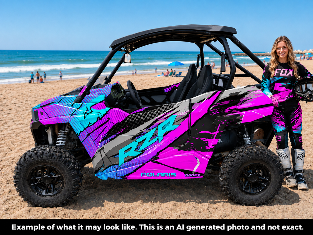Polaris RZR Trail S OAGFX Graphics Kit D53-1 Wild