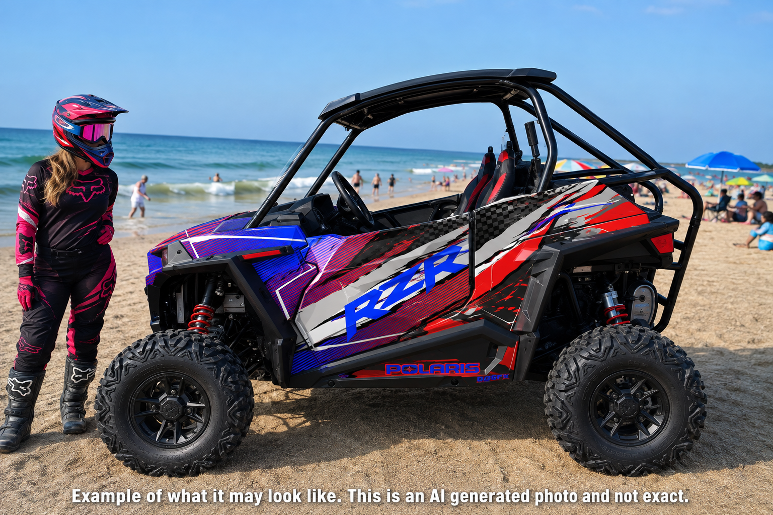 Polaris RZR Trail S OAGFX Graphics Kit D53-4 Wild