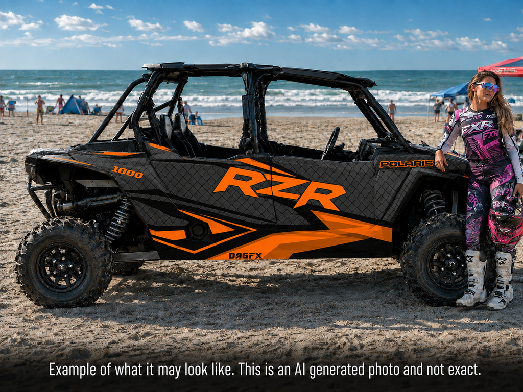 2020 - 2023 Polaris RZR  XP 1000 4 Door  Graphics Kit D36-1