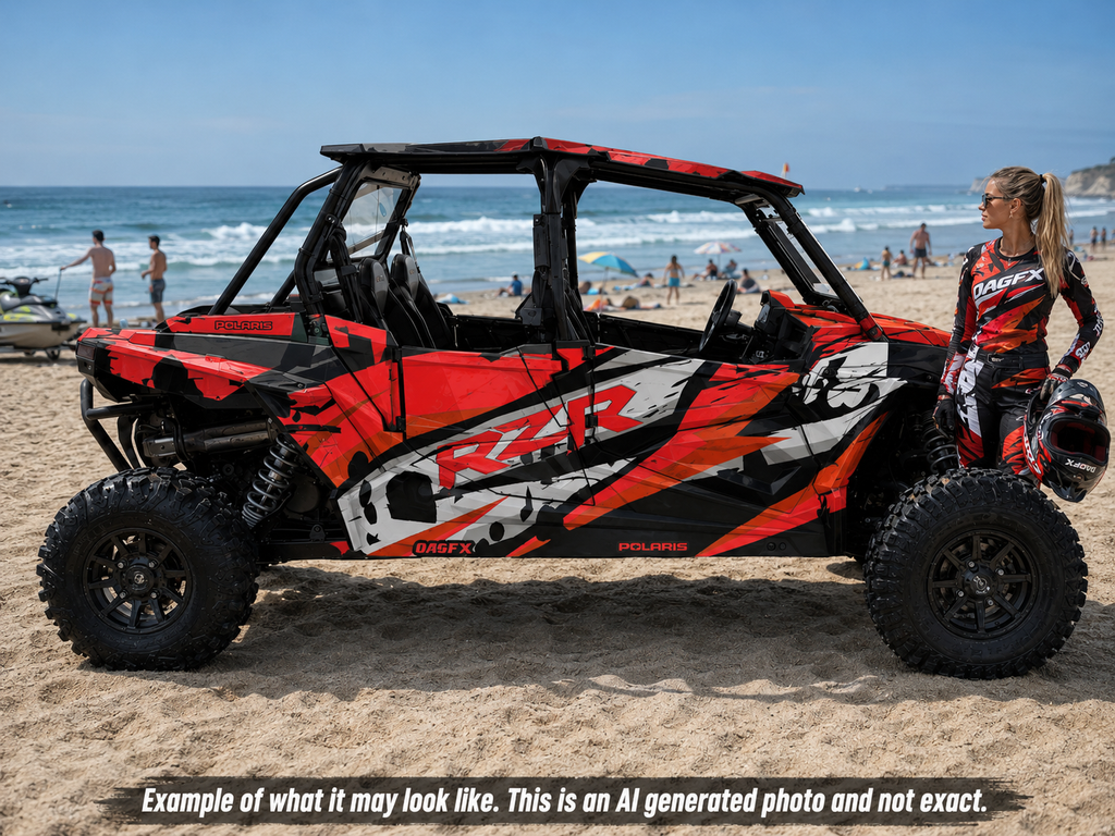 2020 - 2023 Polaris RZR  XP 1000 4 Door  Graphics Kit D39-1