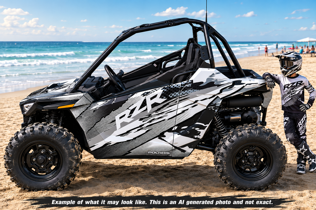 2021-2025 Polaris RZR 200 EFI UTV Graphics Kit D53-4 Wild Stealth