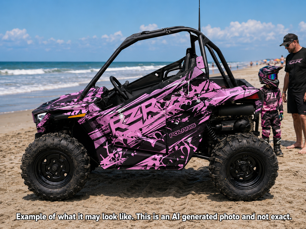 2021-2025 Polaris RZR 200 EFI UTV Graphics Kit D79-5