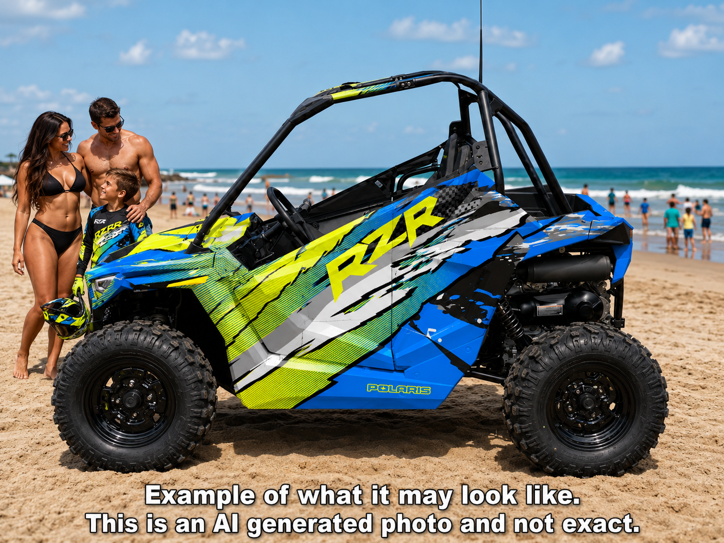2021-2025 Polaris RZR 200 EFI UTV Graphics Kit D53-3 Wild