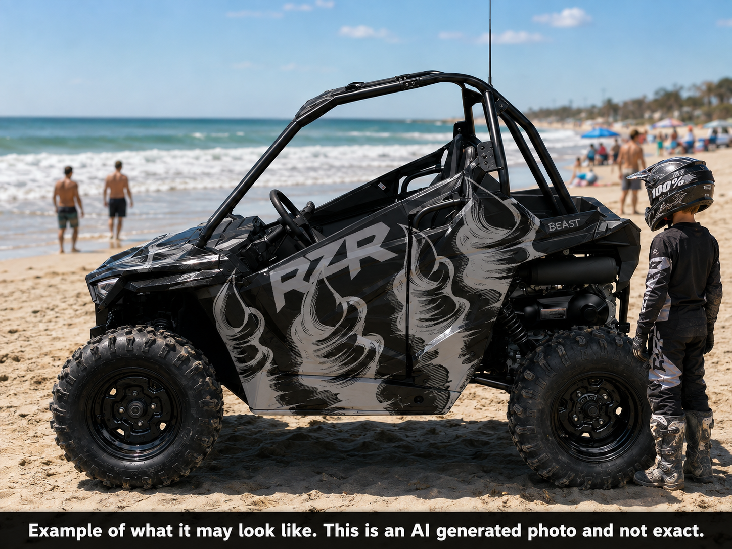 2021-2025 Polaris RZR 200 EFI UTV Graphics Kit DB-1 Beast