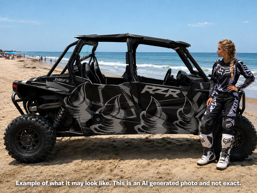 2020 - 2023 Polaris RZR  XP 1000 4 Door  Graphics Kit D00-1 Stealth Beast
