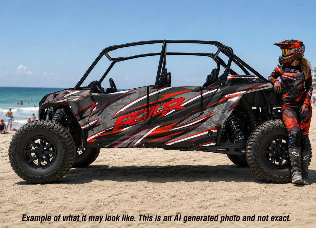 2019 - 2022 Polaris RZR Turbo S Velocity 4 Door  Graphics Kit D43-1