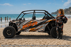 2019 - 2022 Polaris RZR Turbo S Velocity 4 Door  Graphics Kit D43-2 Orange