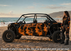 2019 - 2022 Polaris RZR Turbo S Velocity 4 Door  Graphics Kit DB-3 Beast