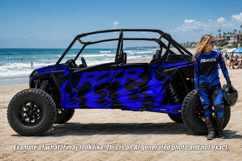 2019 - 2022 Polaris RZR Turbo S Velocity 4 Door  Graphics Kit DB-4 Beast