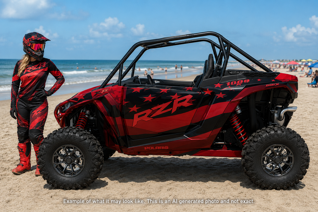 2024-2025 Polaris RZR XP 1000 Graphics Kit D69-1 USA Flag OAGFX