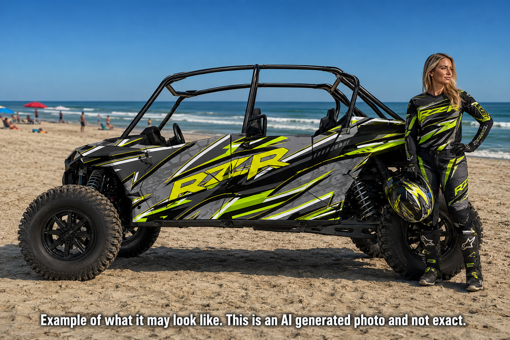 2019 - 2022 Polaris RZR Turbo S Velocity 4 Door  Graphics Kit D43-4