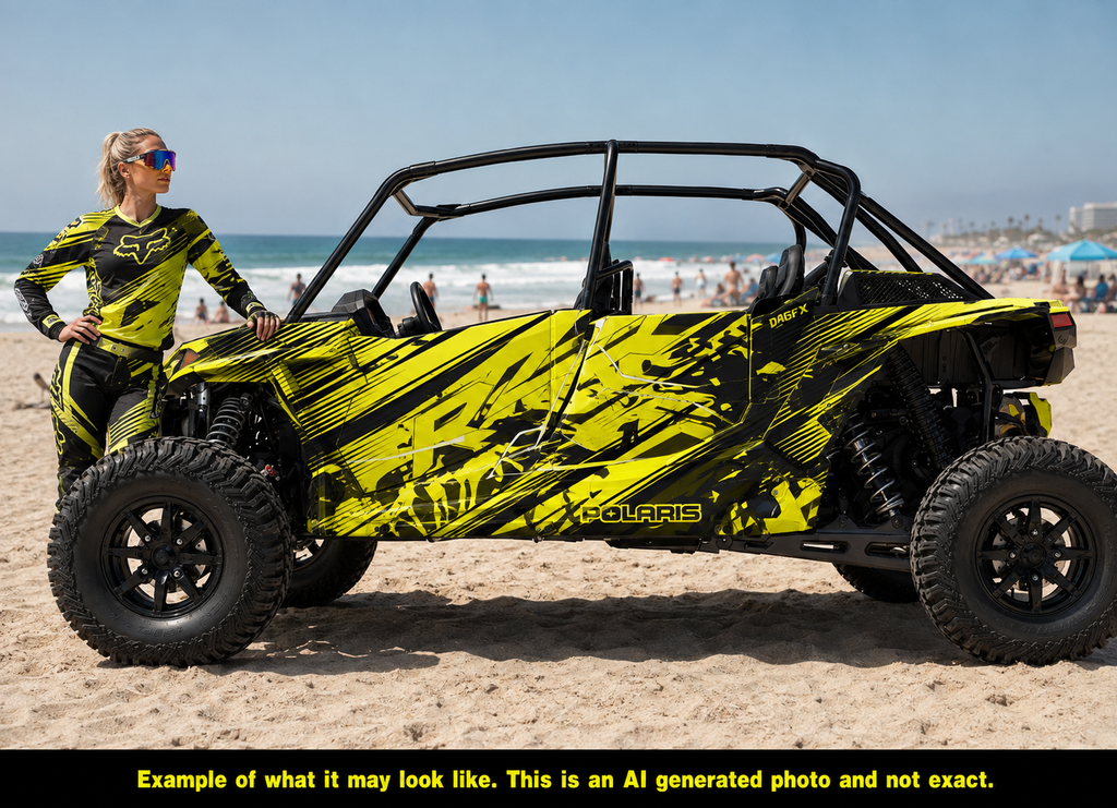 2019 - 2022 Polaris RZR Turbo S Velocity 4 Door  Graphics Kit D79-2