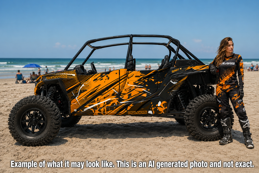 2019 - 2022 Polaris RZR Turbo S Velocity 4 Door  Graphics Kit D79-3