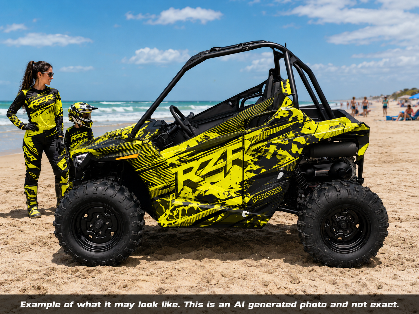 2021-2025 Polaris RZR 200 EFI UTV Graphics Kit D79-2