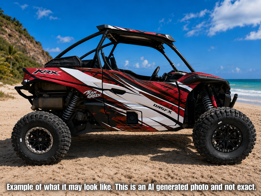 2019 - 2023 Kawasaki Teryx KRX 1000 Graphic Kit - Pro Edition D35-2 Red
