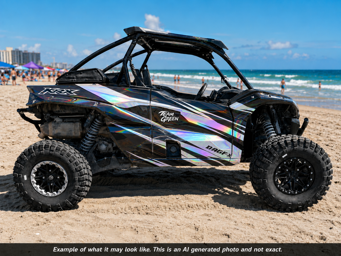 2019 - 2023 Kawasaki Teryx KRX 1000 Graphic Kit - Pro Edition D35-4 Black