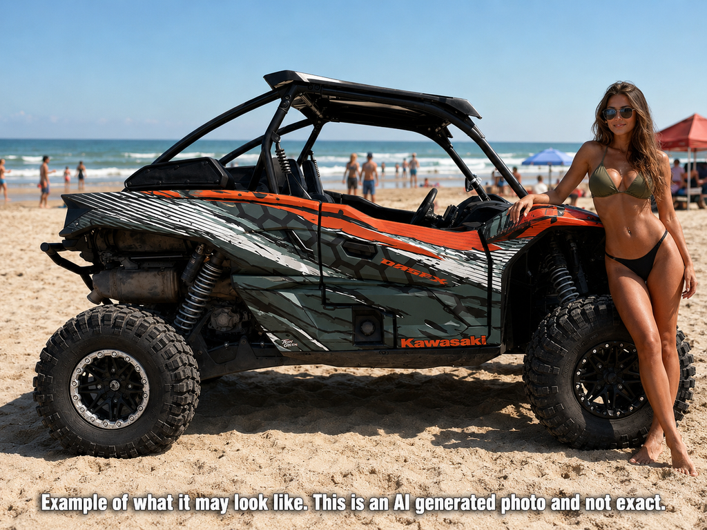 2019 - 2023 Kawasaki Teryx KRX 1000 Graphic Kit - Pro Edition D49-2 Red