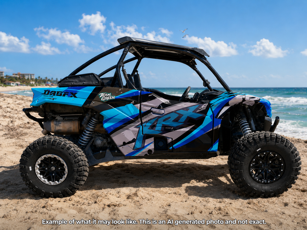 2019 - 2023 Kawasaki Teryx KRX 1000 Graphic Kit - Pro Edition D39-2 Teal