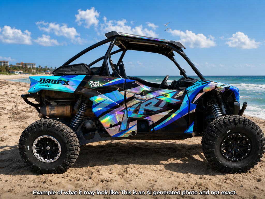 2019 - 2023 Kawasaki Teryx KRX 1000 Graphic Kit - Pro Edition D39-2 Teal