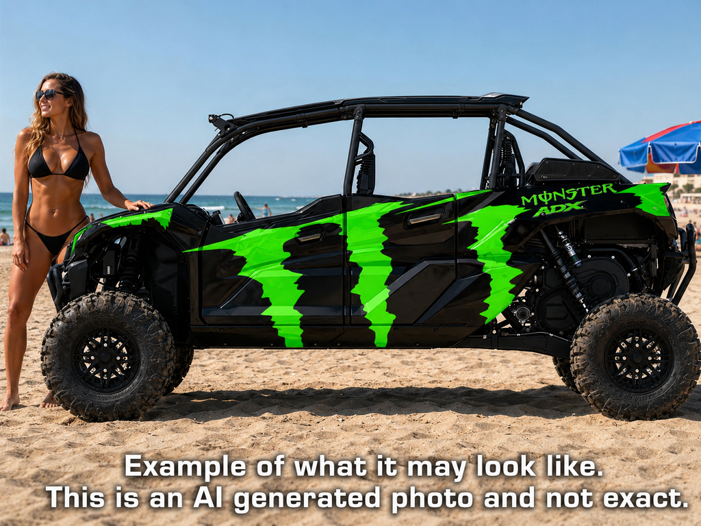 2020 - 2024 Kawasaki Teryx KRX 4 Door 1000 Graphic Kit - Pro Edition D- Monster