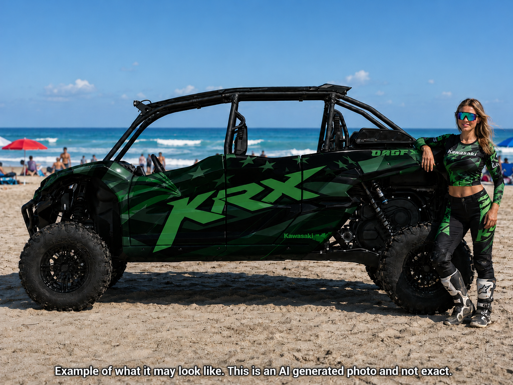 2020 - 2024 Kawasaki Teryx KRX 4 Door 1000 Graphic Kit-Pro Edition D69-2 USA