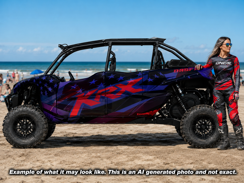 2020 - 2024 Kawasaki Teryx KRX 4 Door 1000 Graphic Kit-Pro Edition D69-4 USA