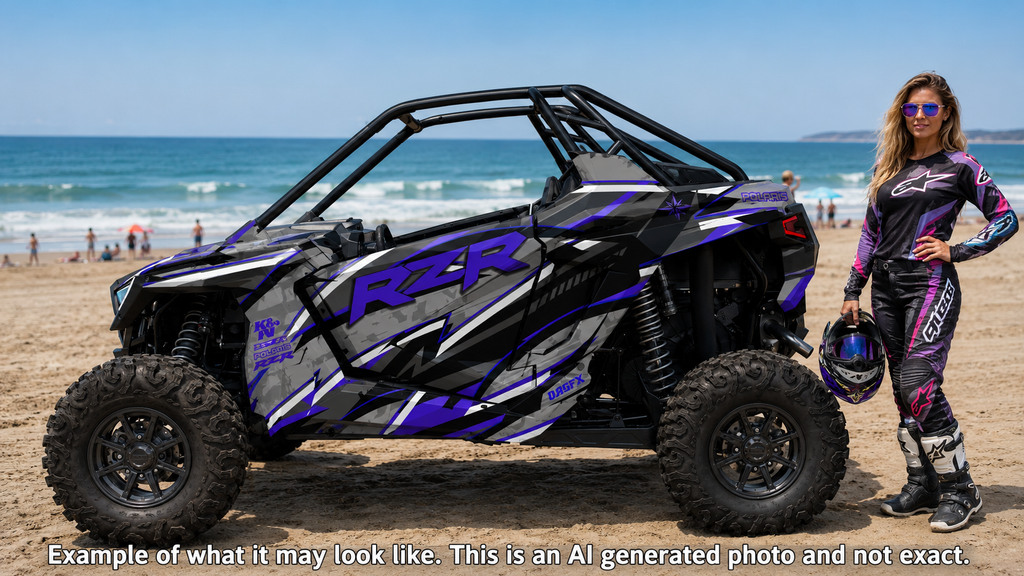 2022-2024 Polaris RZR Pro R OAGFX Graphics Kit D43-5 Blue