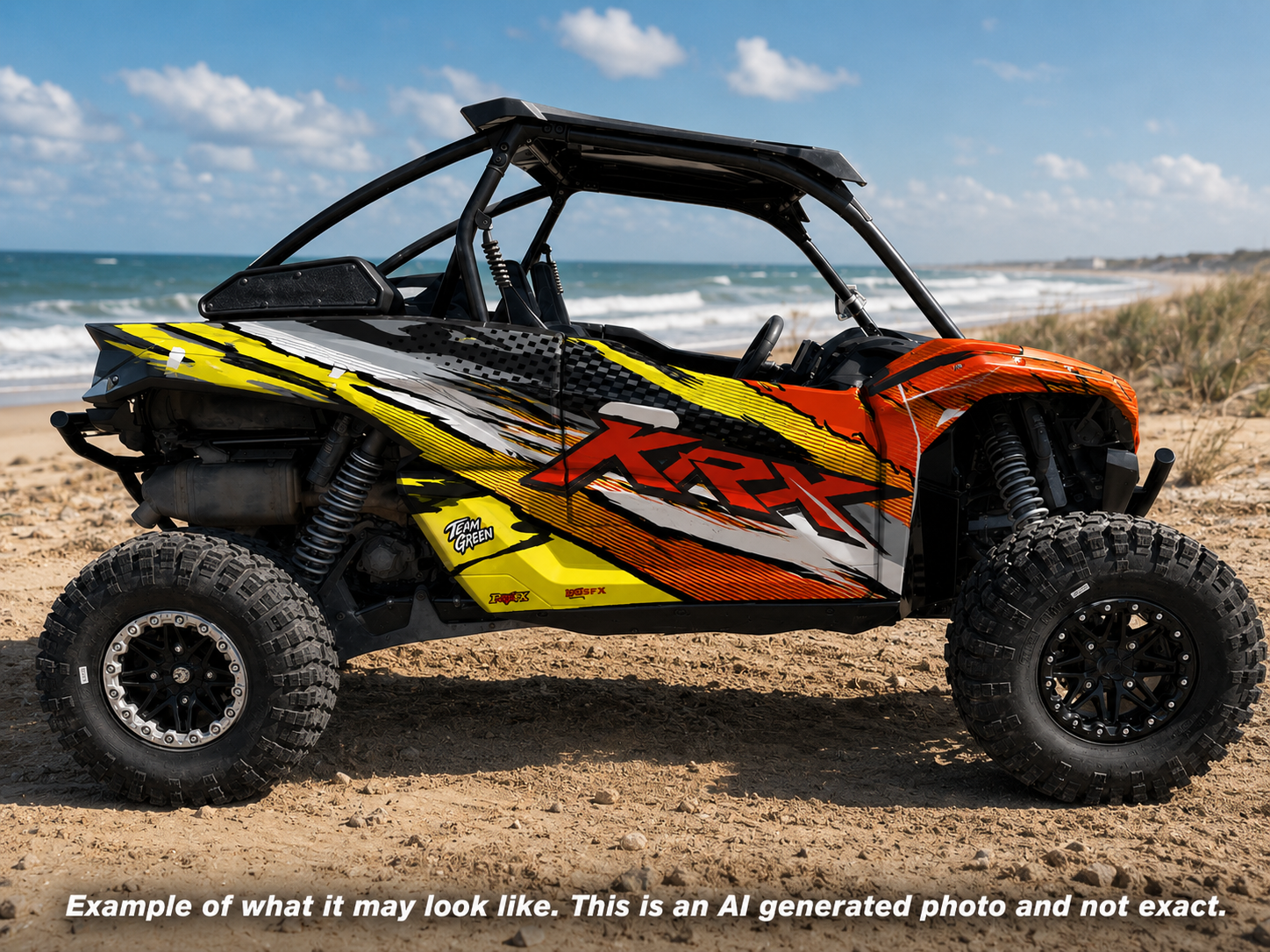 2019 - 2023 Kawasaki Teryx KRX 1000 Graphic Kit -Pro Edition D53-3 Wild