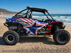 2019 - 2023 Kawasaki Teryx KRX 1000 Graphic Kit - Pro Edition D56-1 Flag