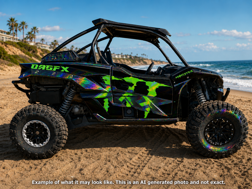 2019 - 2023 Kawasaki Teryx KRX 1000 Graphic Kit - Pro Edition DMon-2 Monster