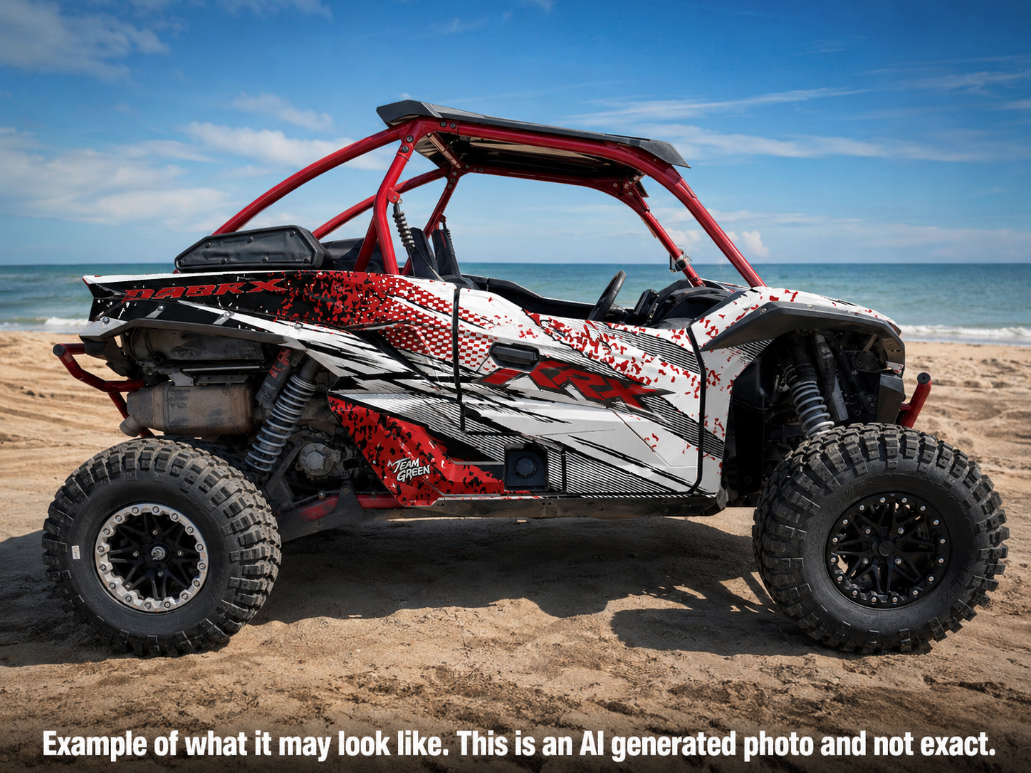 2019 - 2023 Kawasaki Teryx KRX 1000 Graphic Kit - Pro Edition D66-3 Red