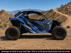 2017 - 2024 Can Am X3 RR DS Maverick Graphics Kit  Pro Edition D57-3 Blue