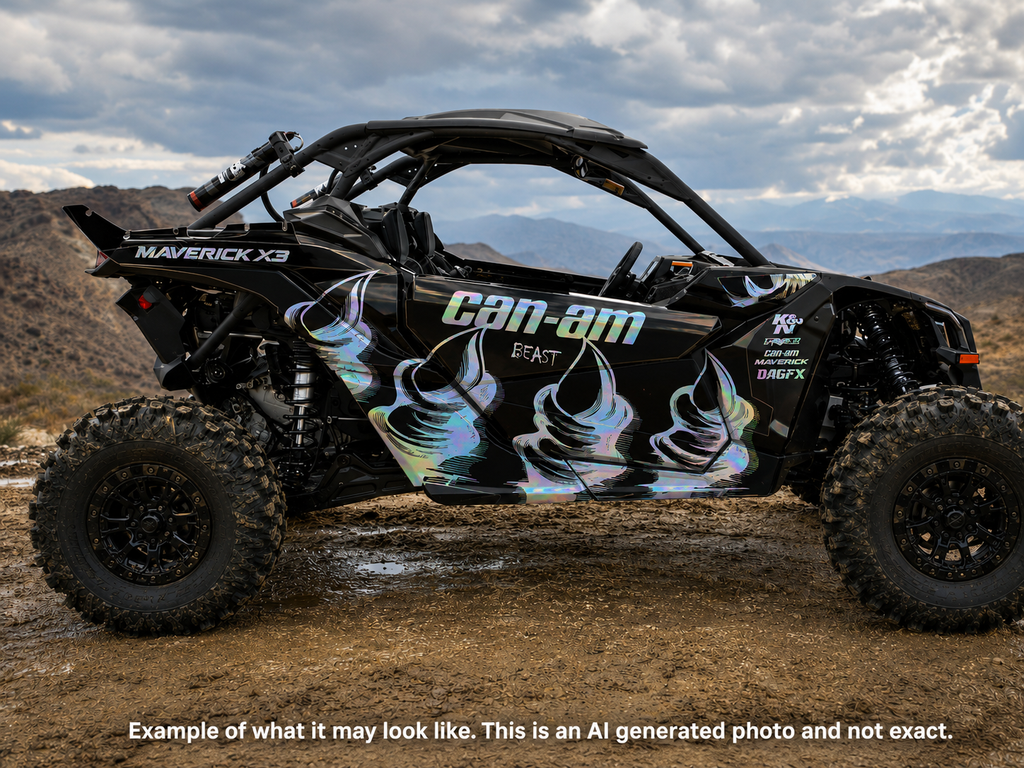 2017-2024 Can Am X3 Maverick Graphics Kit  Pro Edition DB-2 Beast