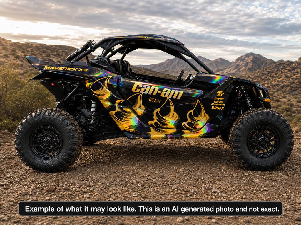 2017-2024 Can Am X3 Maverick Graphics Kit  Pro Edition DB-3 Beast