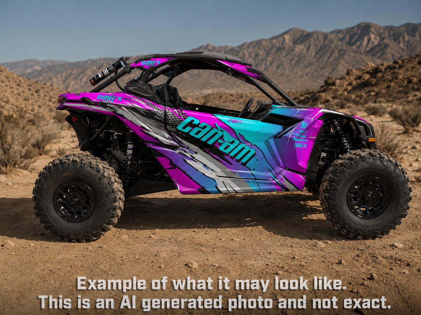 2017 - 2024 Can Am X3 Maverick Graphics Kit  Pro Edition D53-1 Wild