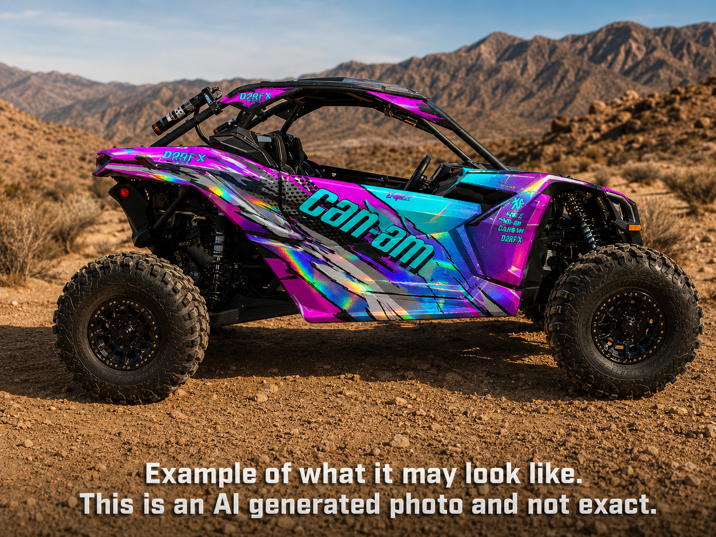 2017 - 2024 Can Am X3 Maverick Graphics Kit  Pro Edition D53-1 Wild