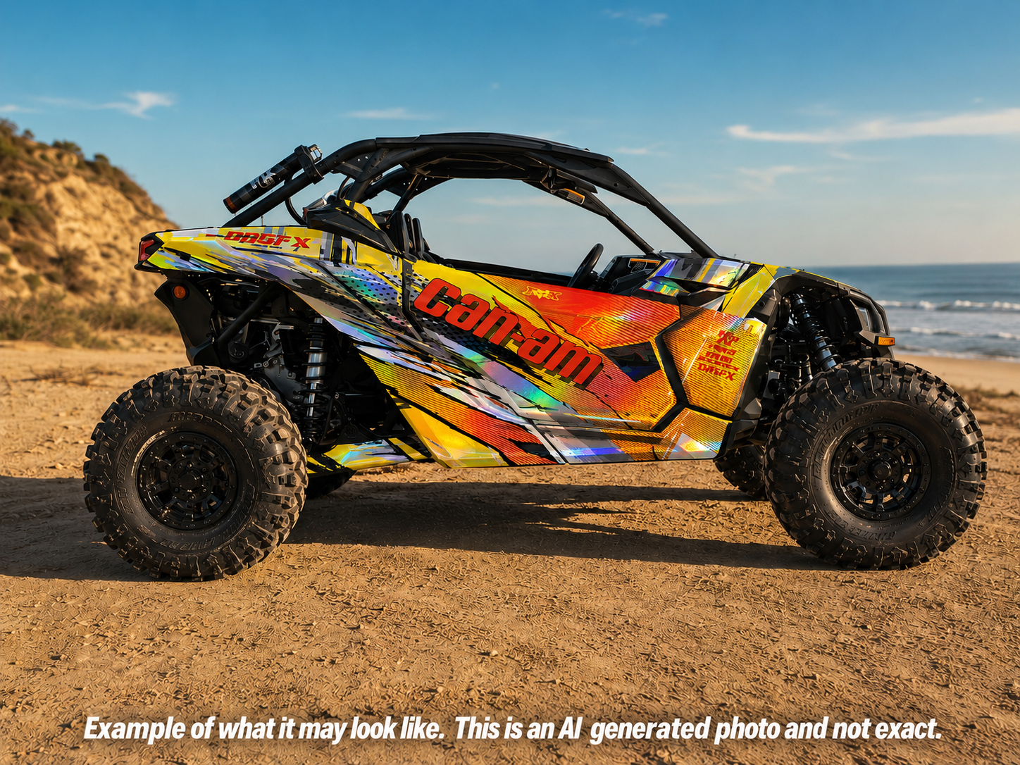 2017 - 2024 Can Am X3 Maverick Graphics Kit  Pro Edition D53-2 Wild