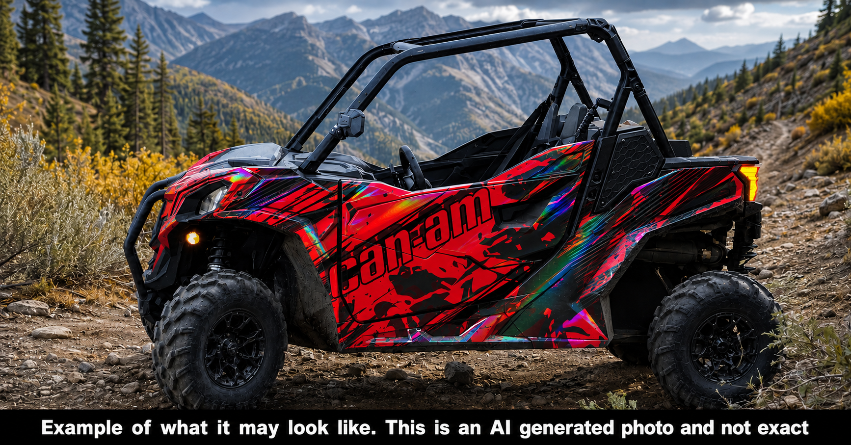2016-2023 Can Am Maverick Trail 1000 Graphics Kit   D79-4 OAGFX Racing