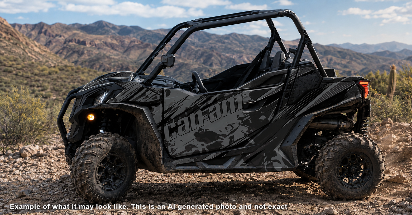 2016-2023 Can Am Maverick Trail 1000 Graphics Kit   D79-5 OAGFX Racing