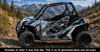 2016-2023 Can Am Maverick Trail 1000 Graphics Kit D69-1 USA Flag