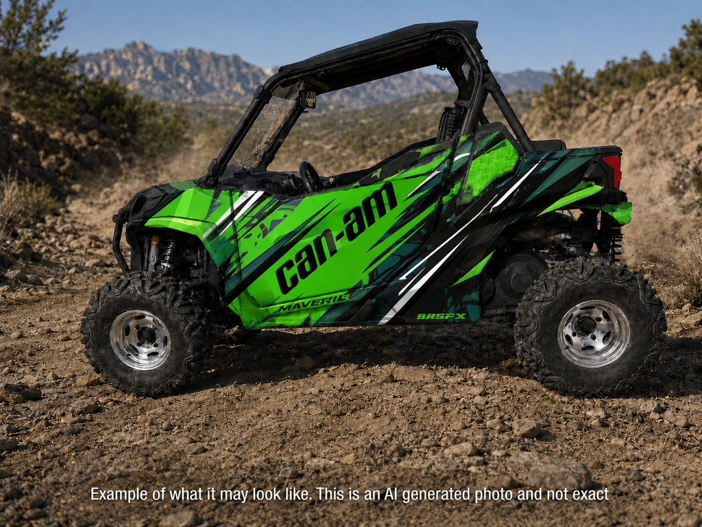 2016-2023 Can Am Maverick Trail 1000 Graphics Kit D35-1
