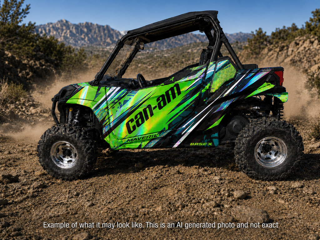 2016-2023 Can Am Maverick Trail 1000 Graphics Kit D35-1