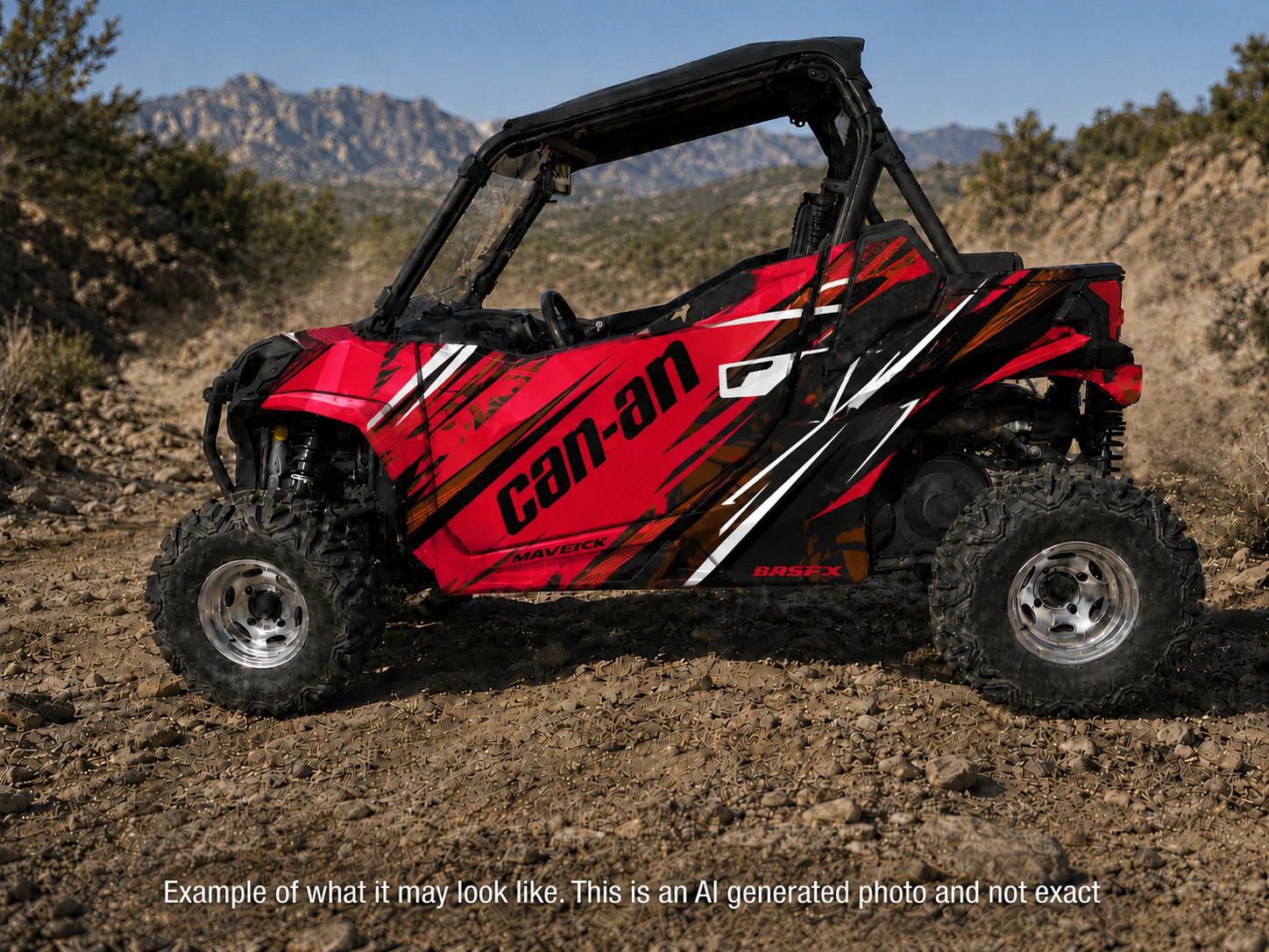 2016-2023 Can Am Maverick Trail 1000 Graphics Kit D35-2