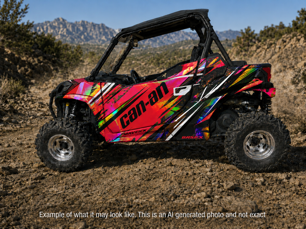 2016-2023 Can Am Maverick Trail 1000 Graphics Kit D35-2