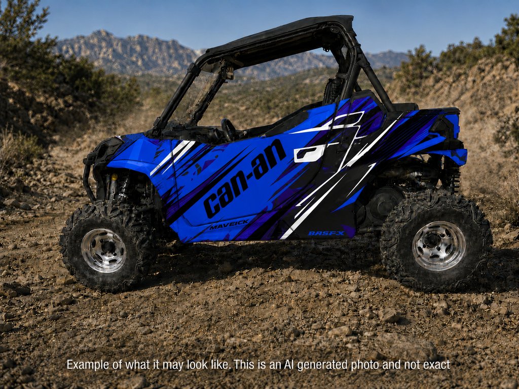 2016-2023 Can Am Maverick Trail 1000 Graphics Kit D35-3