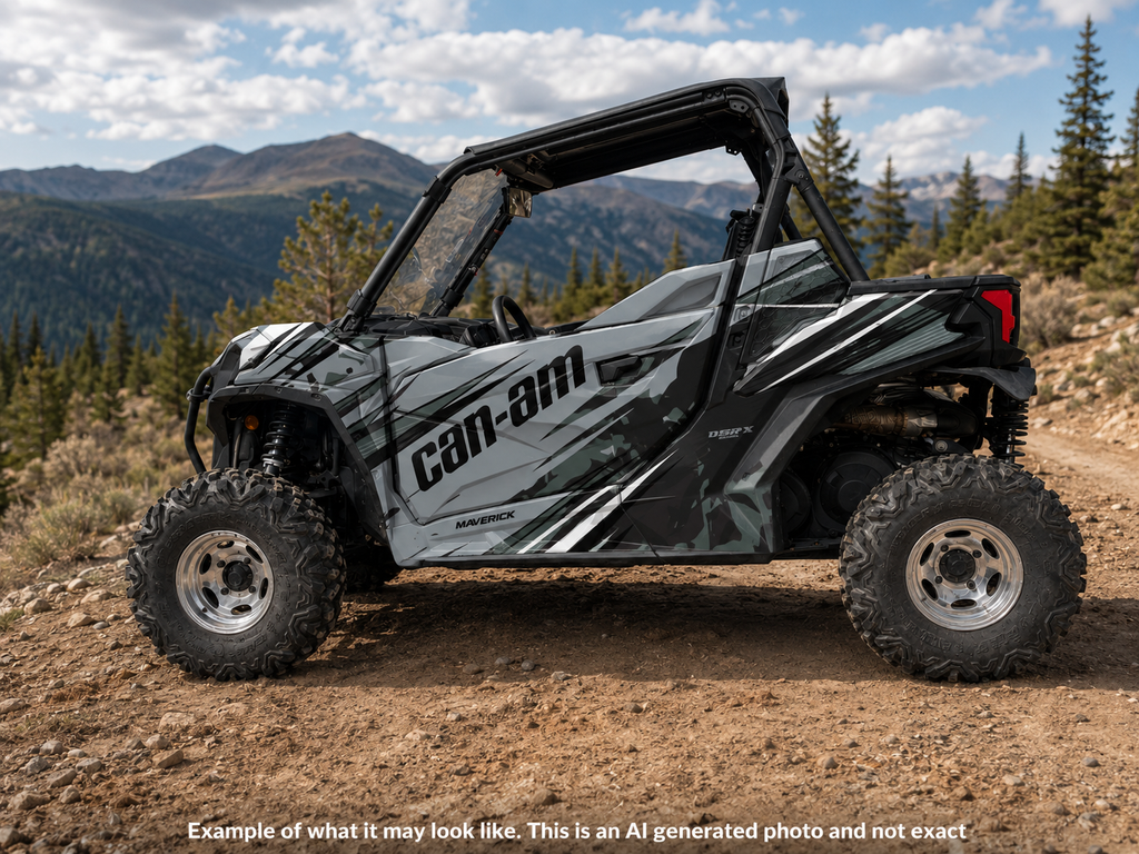 2016-2023 Can Am Maverick Trail 1000 Graphics Kit D35-4