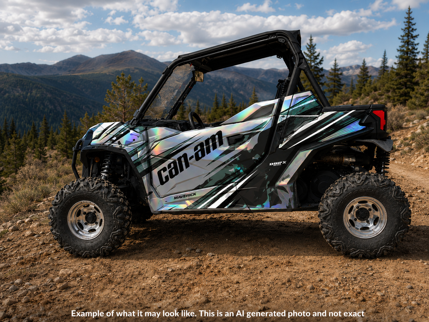 2016-2023 Can Am Maverick Trail 1000 Graphics Kit D35-4